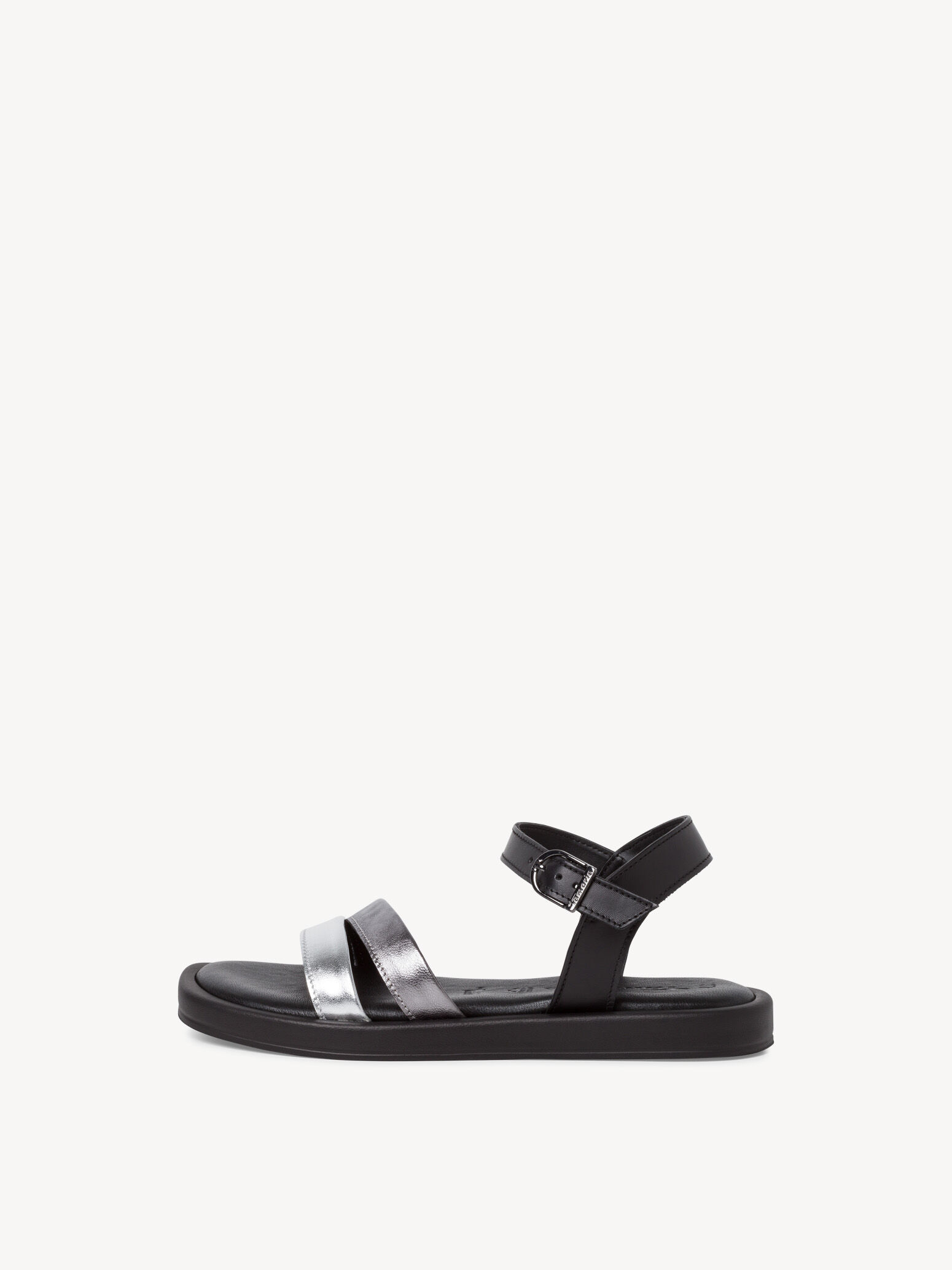 Sandale en cuir - noir