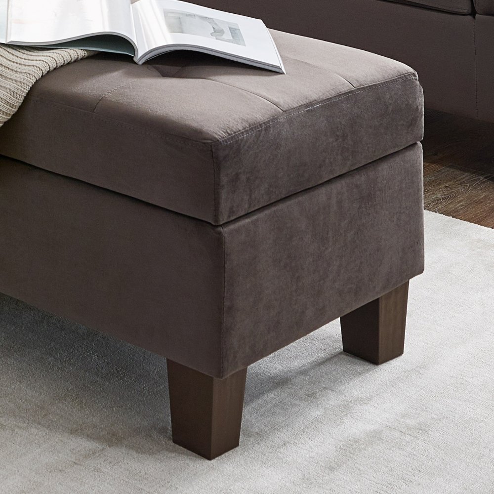 Home Deluxe Sofa ROM – Samt Braun