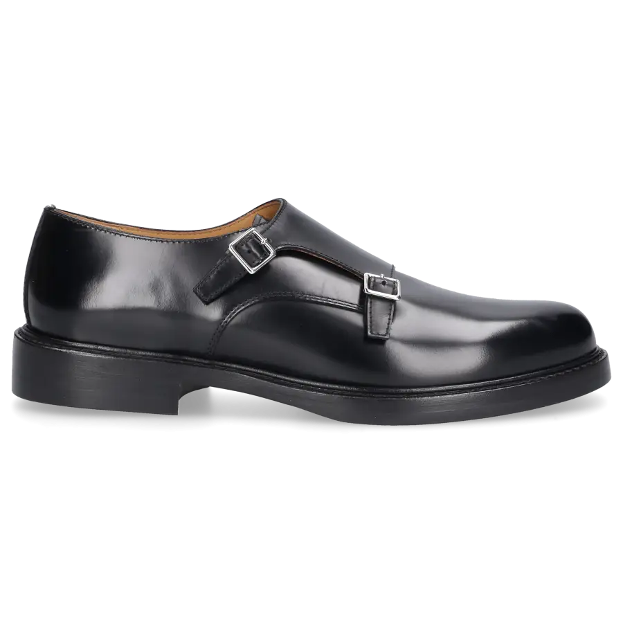Henderson - Monk Schuhe CAREN Kalbsleder - schwarz