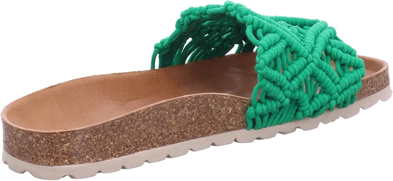 VERBENAS Komfort Sandalen grün VERDE