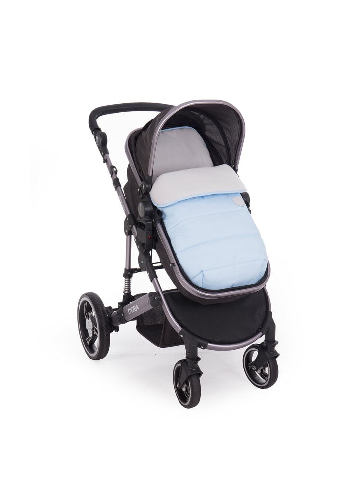 Kikkaboo Fußsack bestickt in blau günstig kaufen onesize