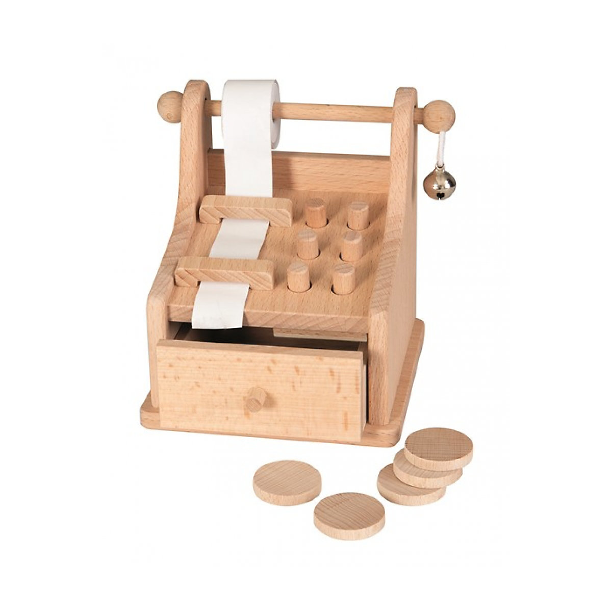 Holzkassa 12x12x14 cm