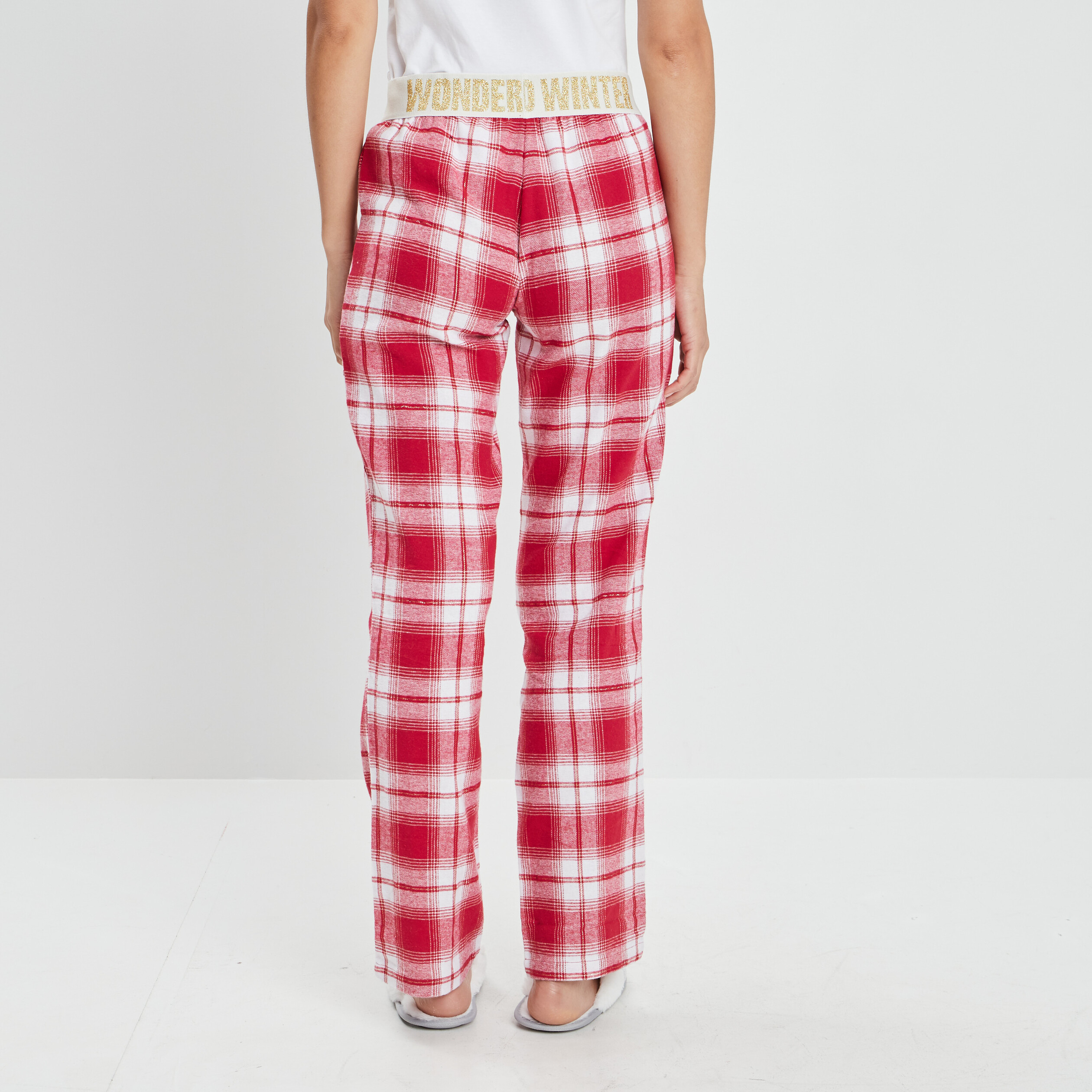 Pantalon de pyjama rouge femme | La Halle