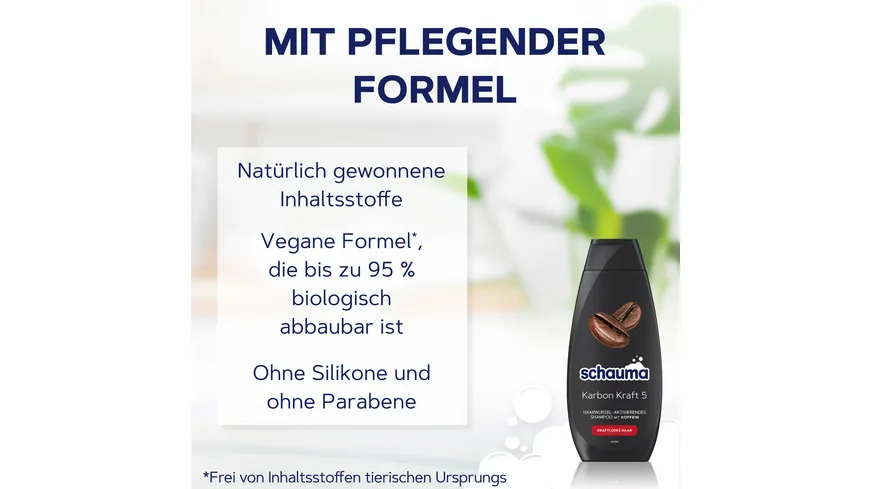 Schauma Shampoo Karbon Kraft 5 400 ml