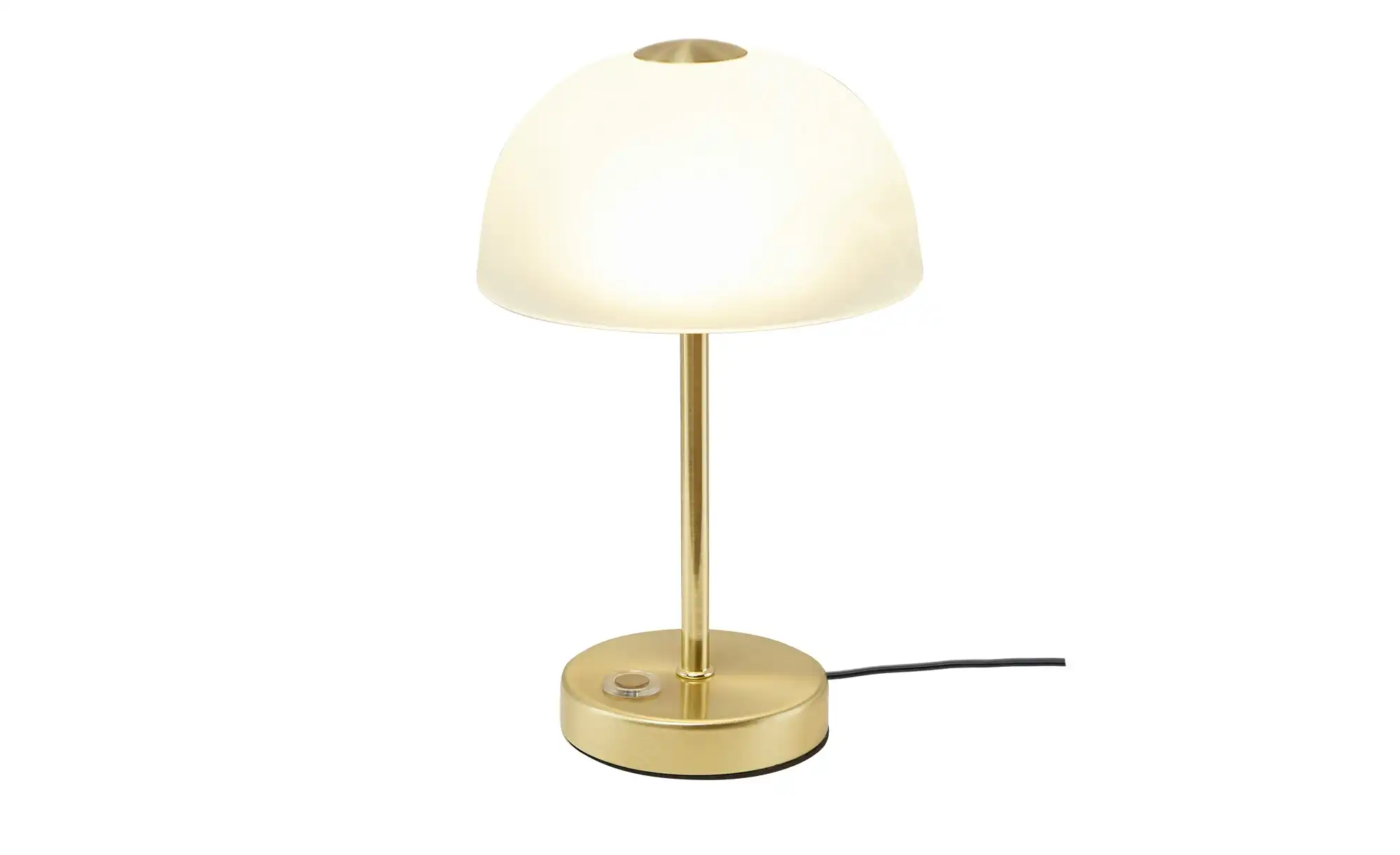 KHG LED-Tischleuchte, 1-flammig, messing/ Alabasterglas