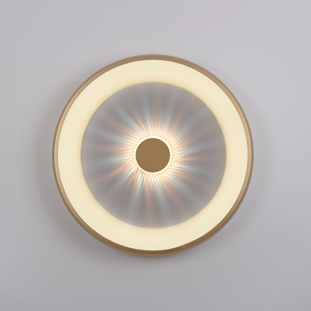 JUST LIGHT LED Deckenleuchte VERTIGO, CCT, dimmbar, Fernbedienung, Ø61,5cm, Kristall-Effekt