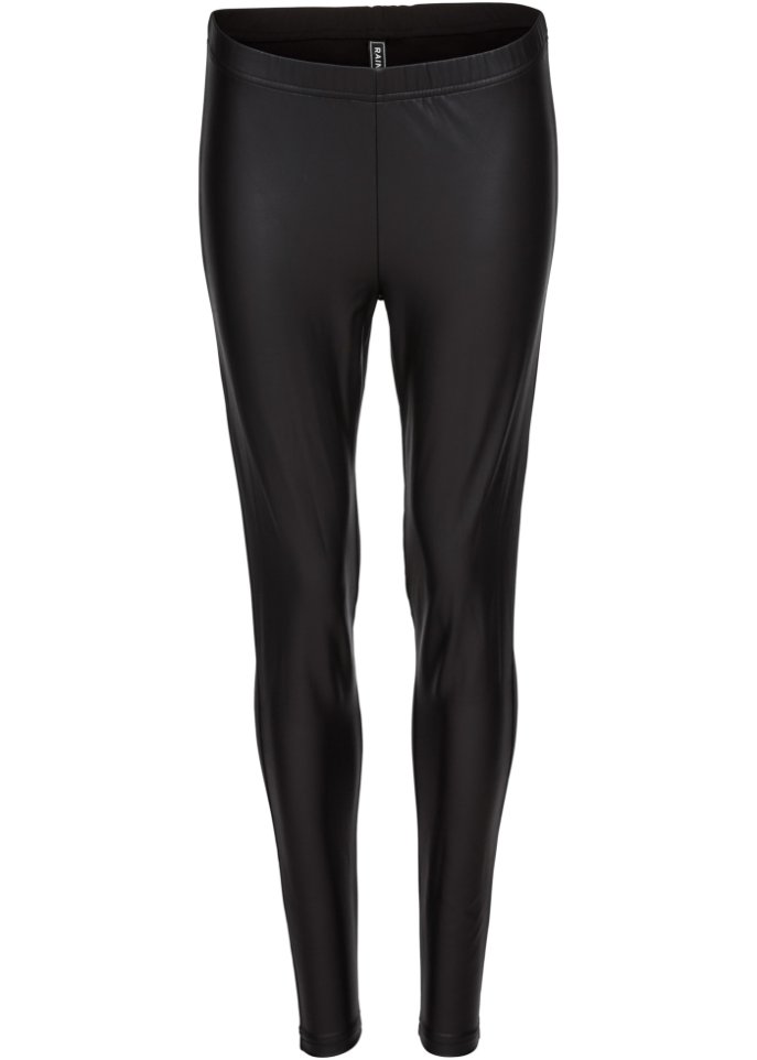 Lederimitat-Leggings mit nachhaltiger Viskose