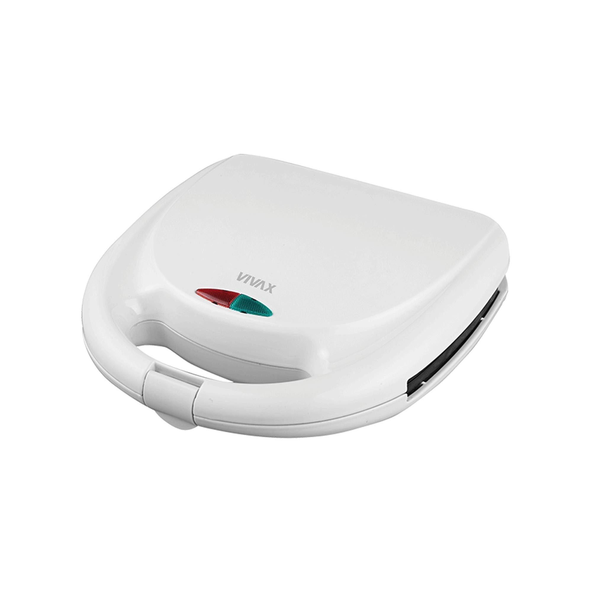 Vivax Sandwichmaker 750 Watt in weiß TS-7503WH, 750 W