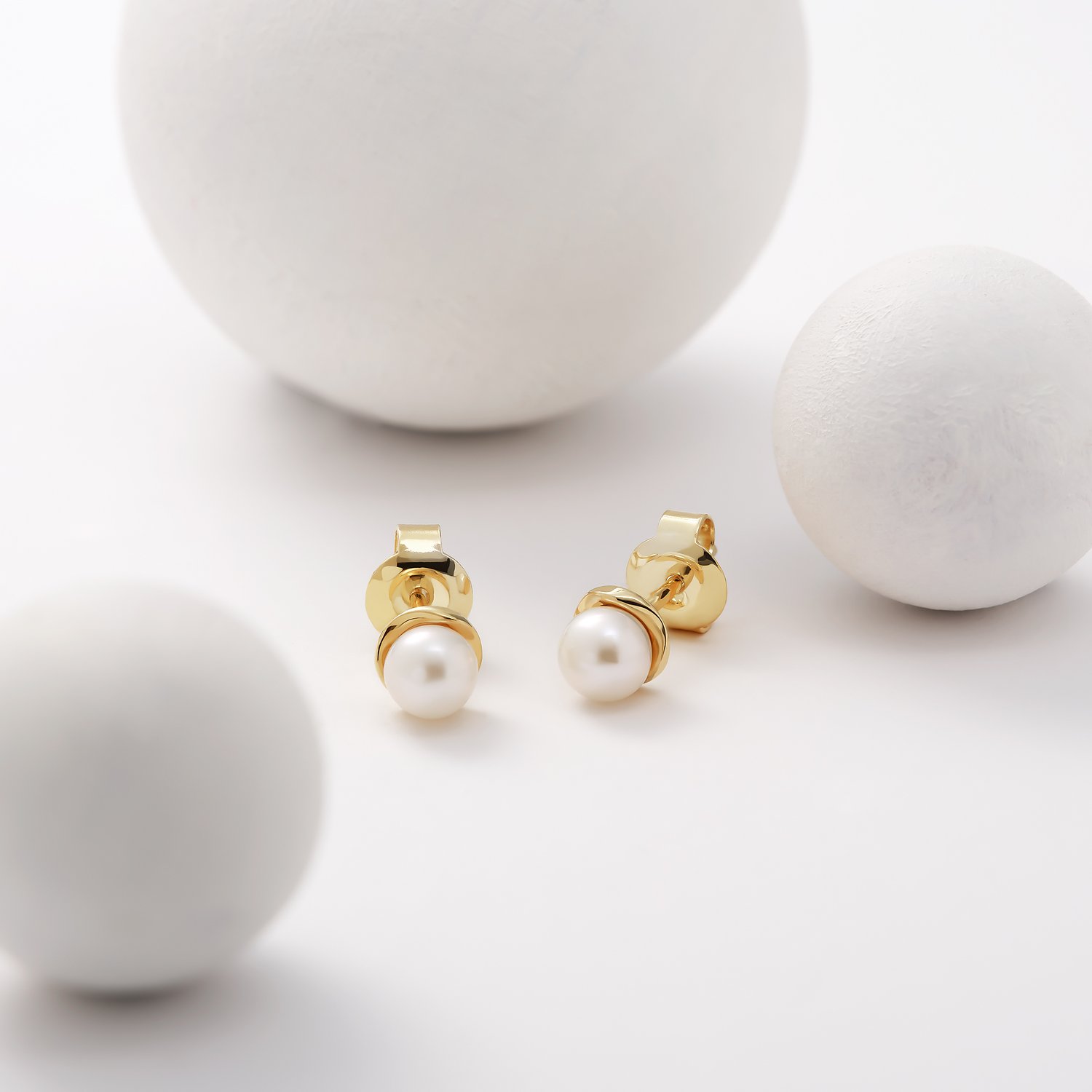 Ohrstecker 375er Gelbgold