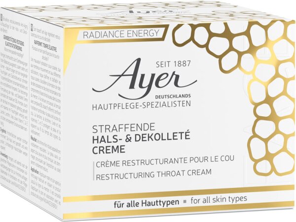 Ayer Radiance Énergie Straffende Hals- und Dekolleté Creme Dekolletécreme