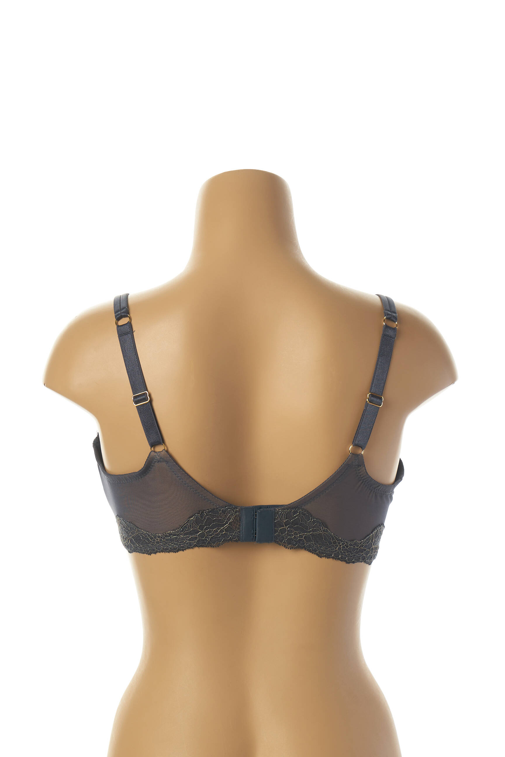 Cache Coeur Lingerie Maternite Femme couleur bleu