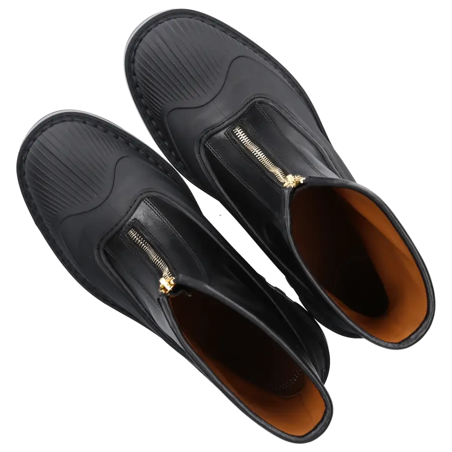 Chloé - Stiefeletten RAINA Kalbsleder Gummi - schwarz