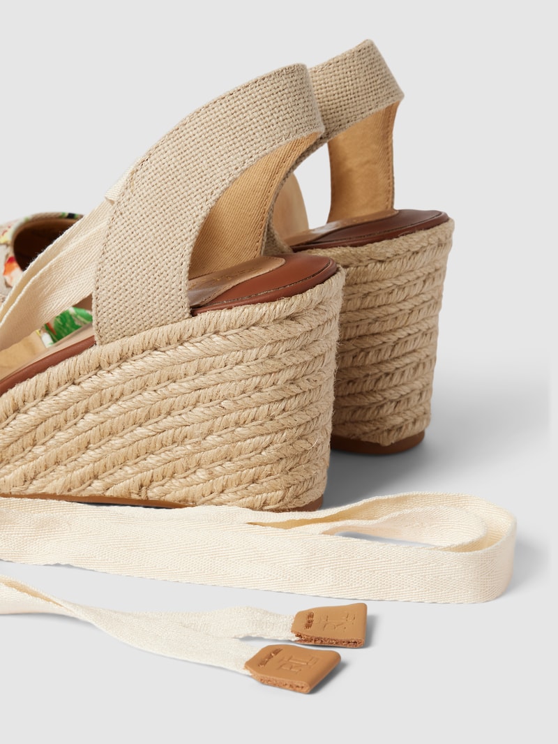 Espadrilles mit hohem Absatz Modell 'PAISLEE' in beige