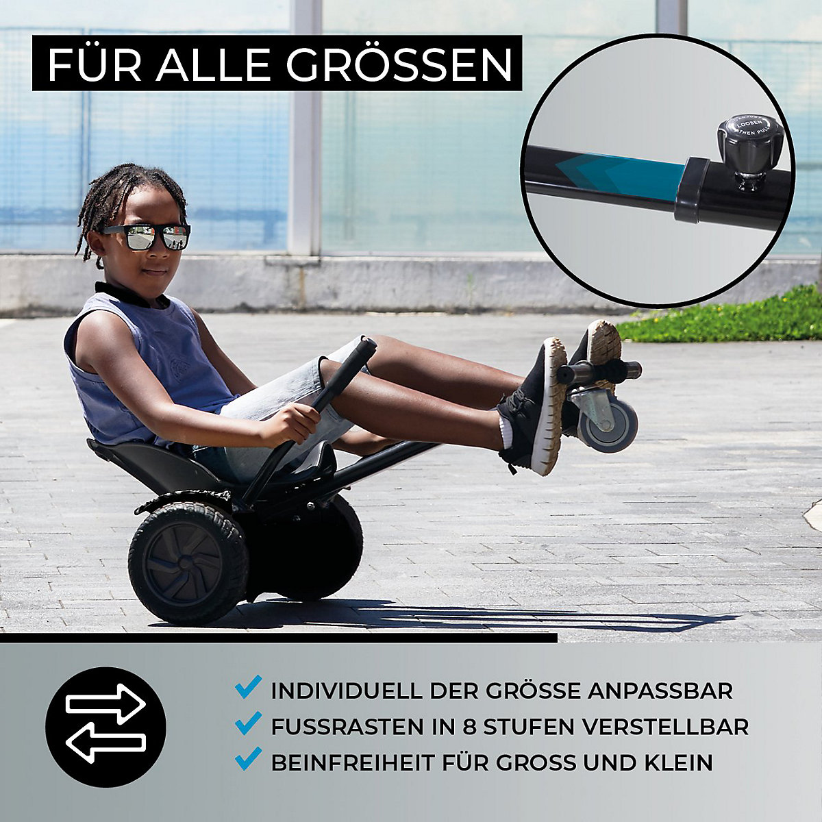 Kinder Elektrofahrzeuge Original Robway Hoverkart für Hoverboard W1 - W3