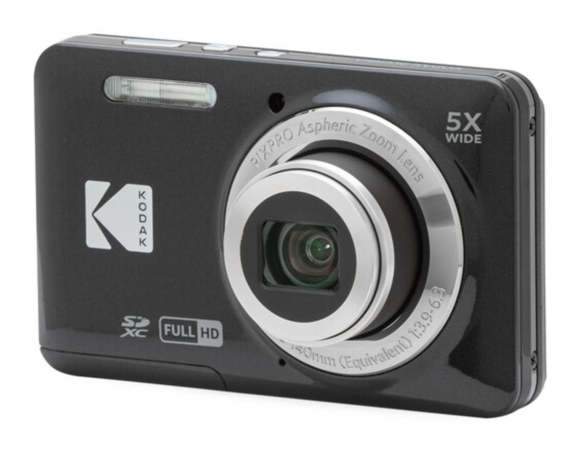 Kodak Pixpro X55 schwarz inkl. Kameratasche Kompaktkamera (16 MP, 5x opt. Zoom, Kompaktkamera)