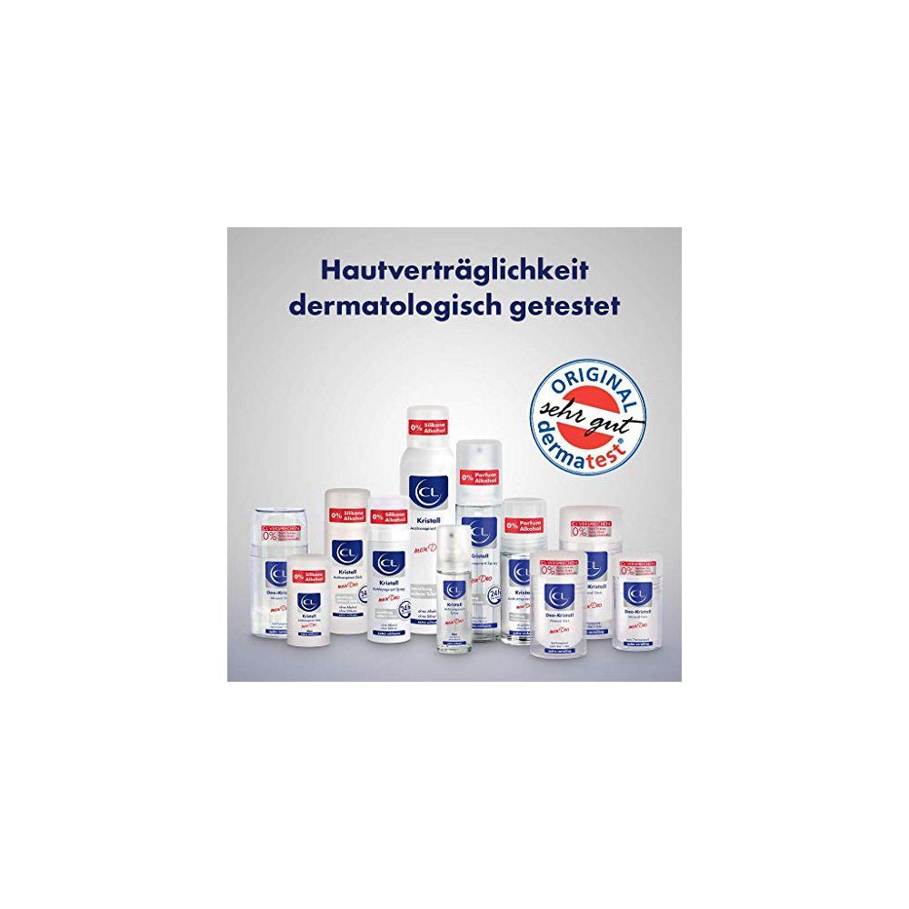 CL Deo-Spray Deo Kristall Antitranspirant gegen starkes Schwitzen - 80 g