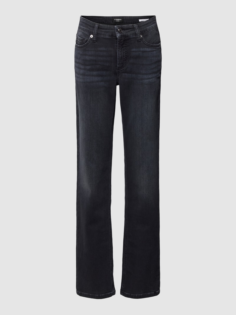 Jeans im 5-Pocket-Design Modell 'PIPER' in schwarz
