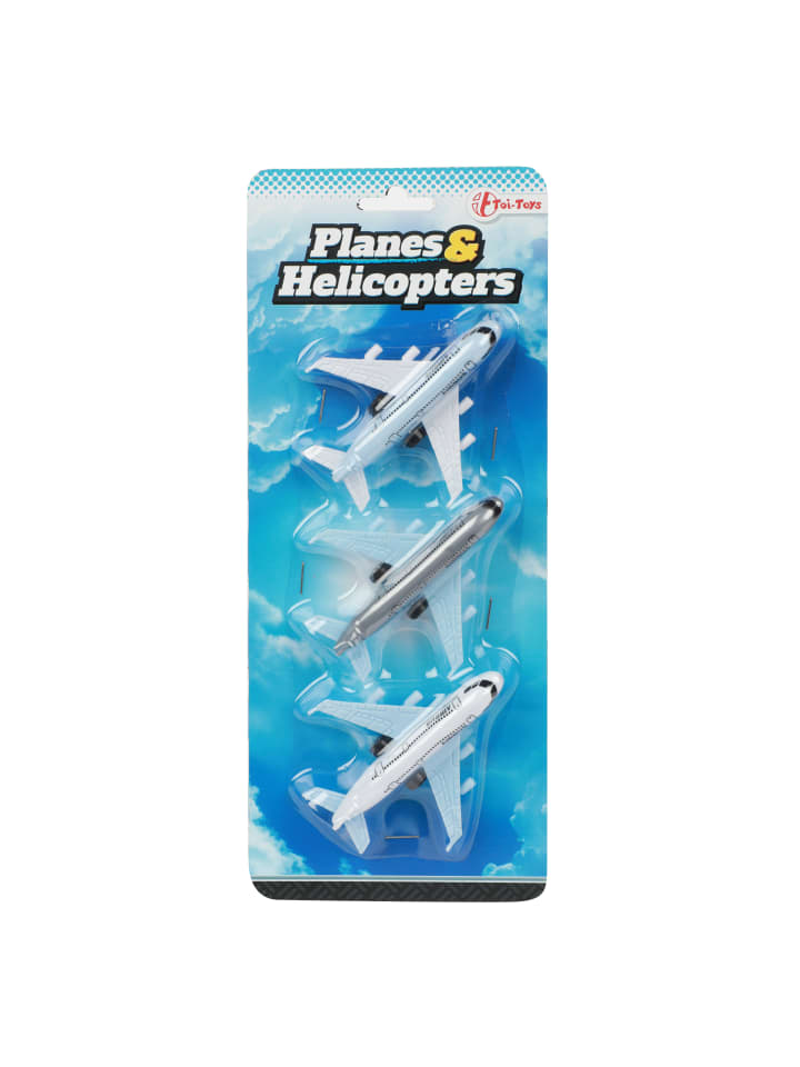 Toi-Toys Spielzeugflugzeuge -  Airbus Flugzeuge (3 Stück) in mehrfarbig günstig kaufen onesize