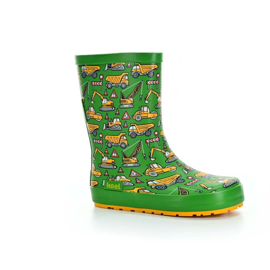 Koel4Kids Tractor Green (Wellie Bare) Gummistiefel