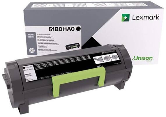 Lexmark Tonerkartusche 51B0HA0 Schwarz Original Hoch
