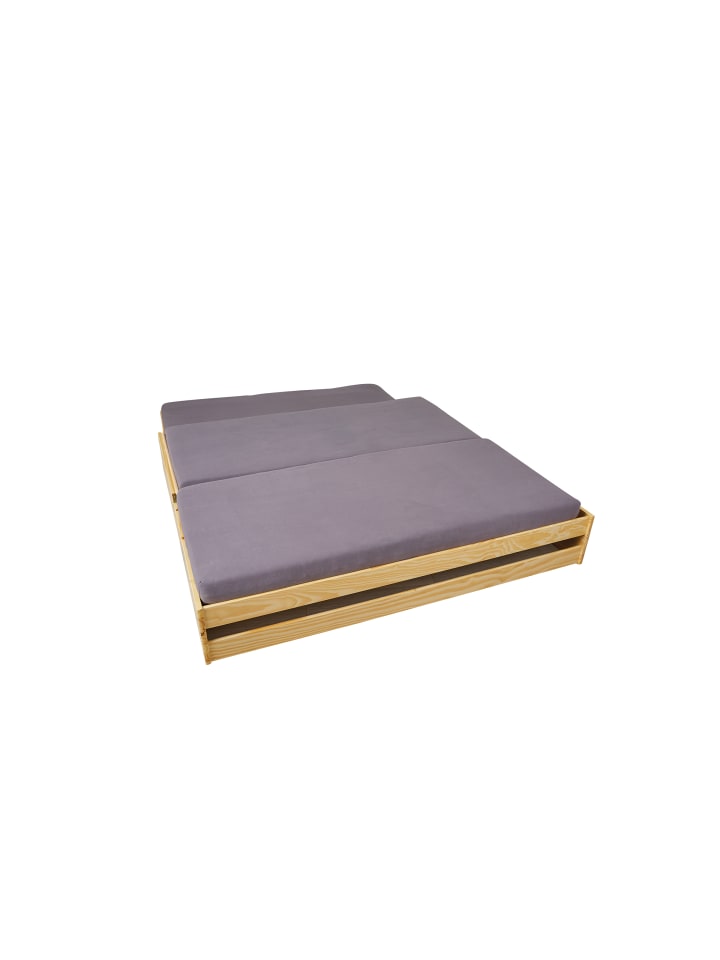 ebuy24 Bett Lotved Holz 97 x 209 cm günstig kaufen onesize