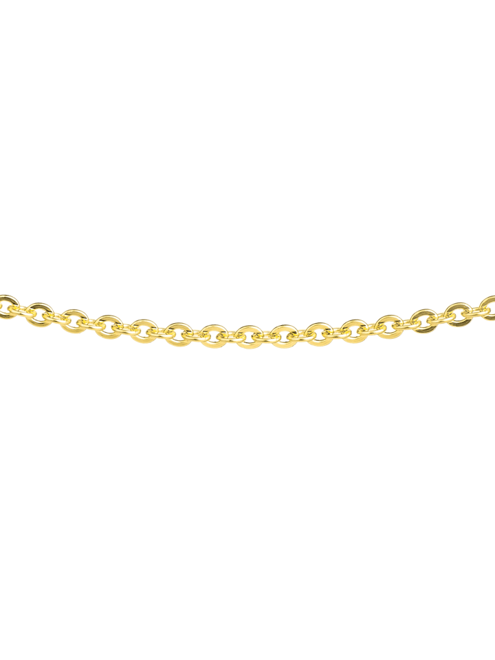 Ernstes Design Unisex Spiegelankerkette 3 mm Edelstahl vergoldet 70 cm günstig kaufen onesize