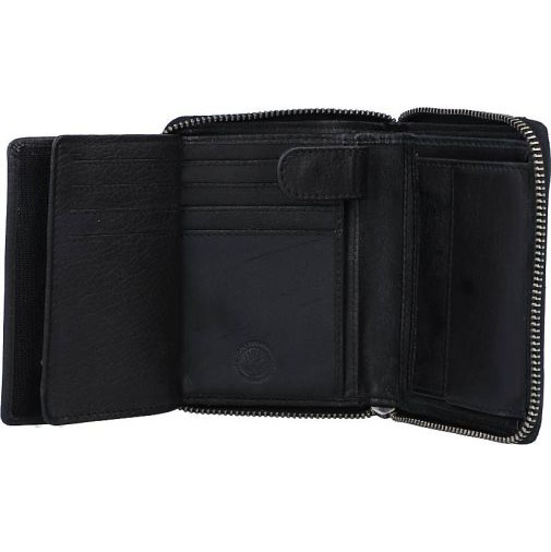 Greenburry Vintage Washed Geldbörse Leder 10 cm