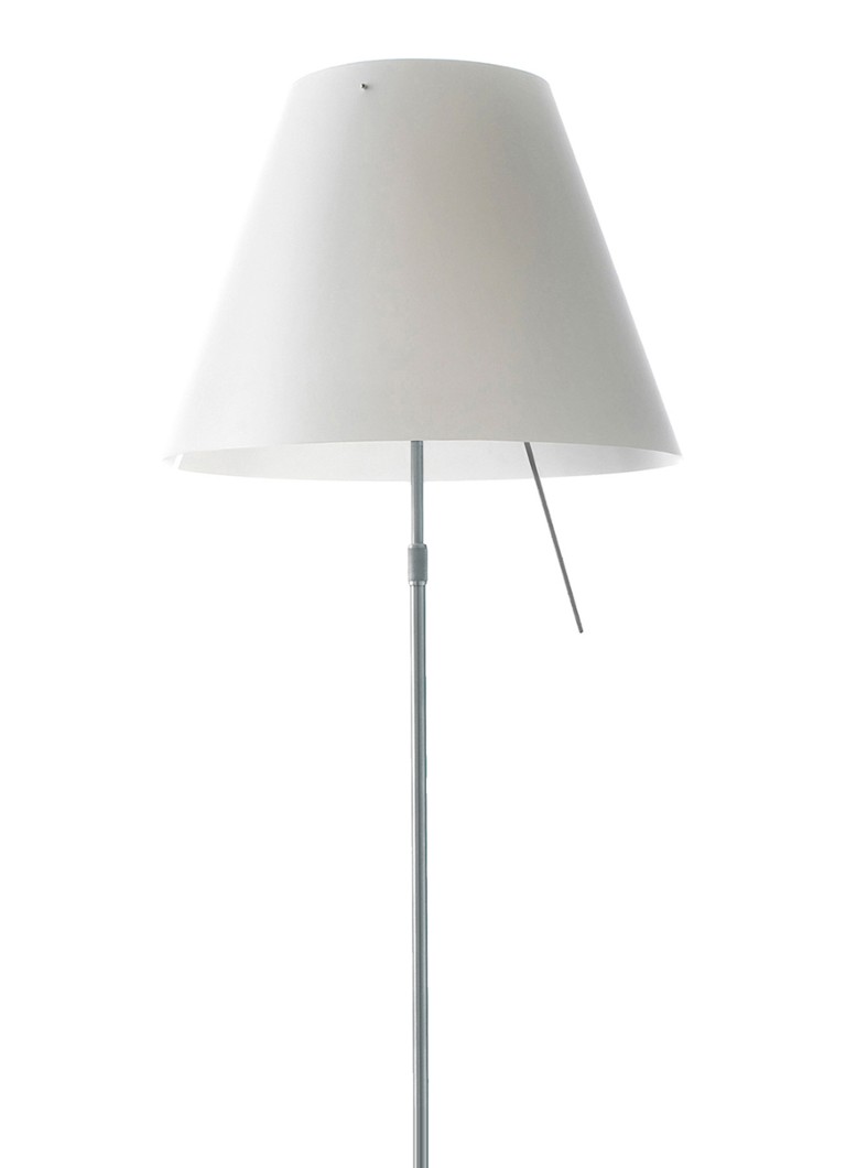 Lampă de podea telescopică Luceplan Costanza cu variator și difuzor, 160 x Ø40 cm