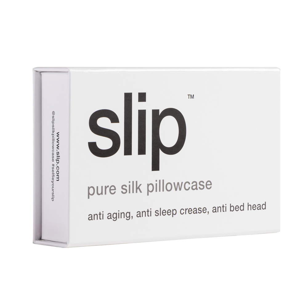 slip taie d'oreiller pure soie slip - queen - blanc taie d'oreiller queen