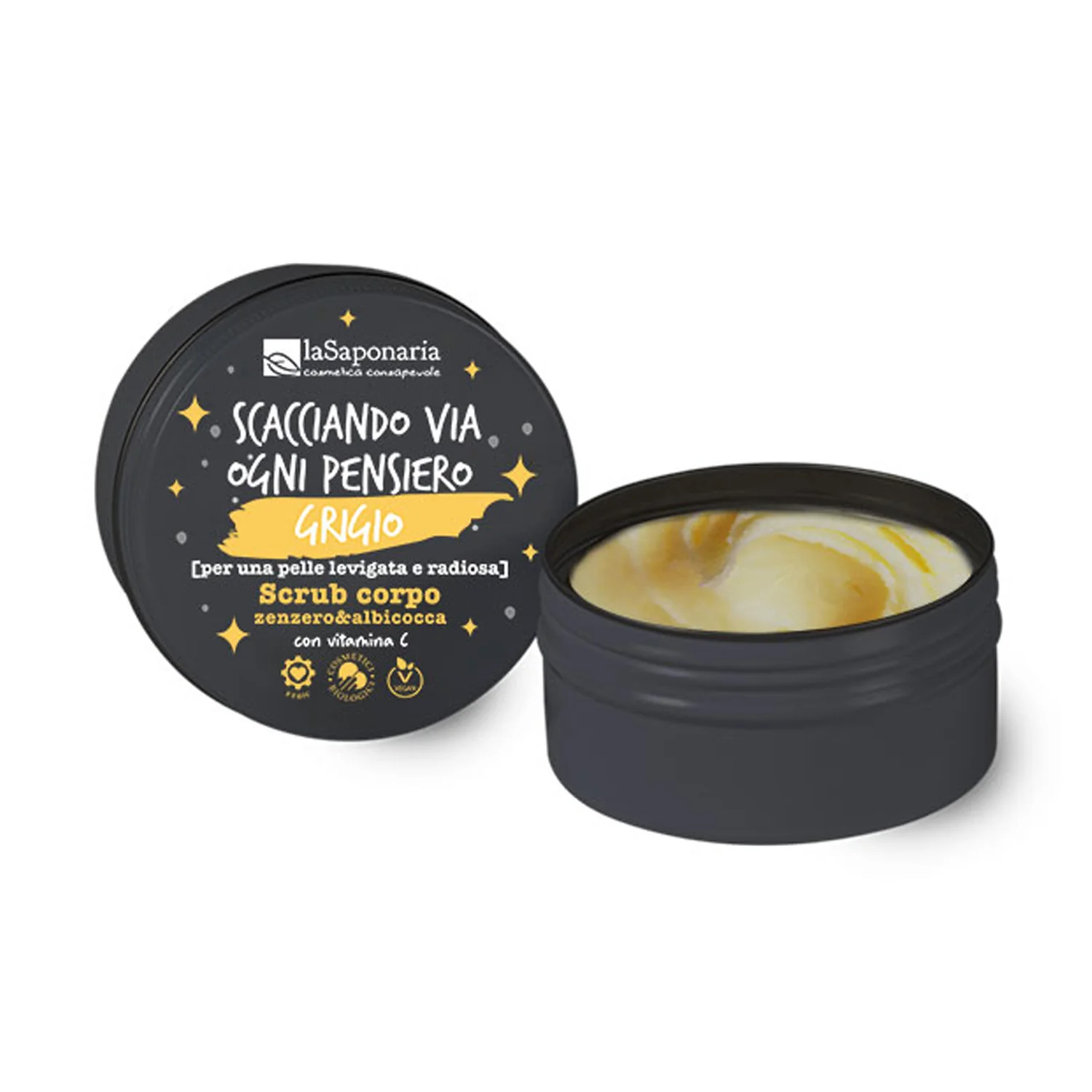 Originalus imbiero ir abrikosų kūno šveitiklis – šveičiamasis