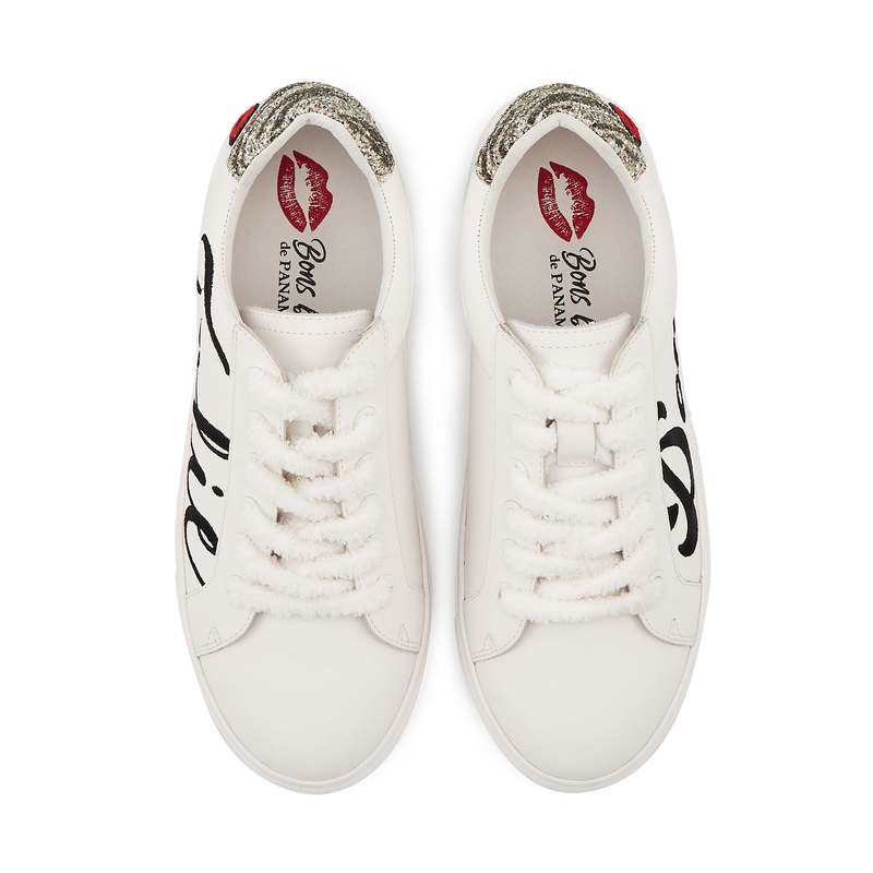 Baskets en cuir Simone folie douce