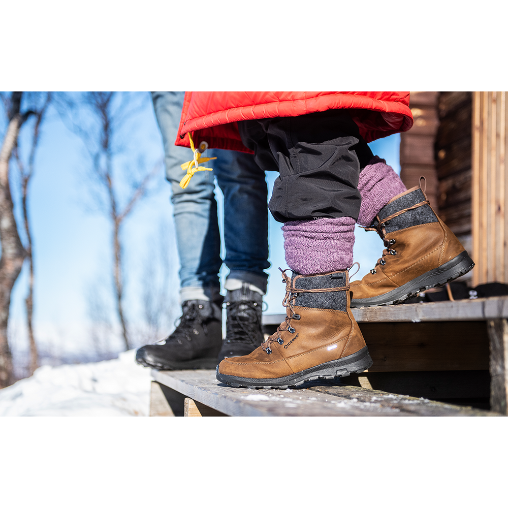 Icebug Adak ReWool Womens Michelin Coffee Grey H41002-0C / braun