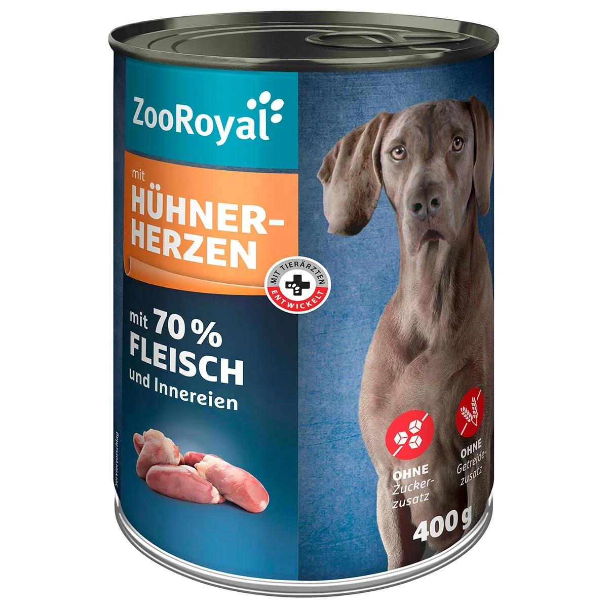 ZooRoyal Hunde-Nassfutter mit Hühnerherzen kaufen