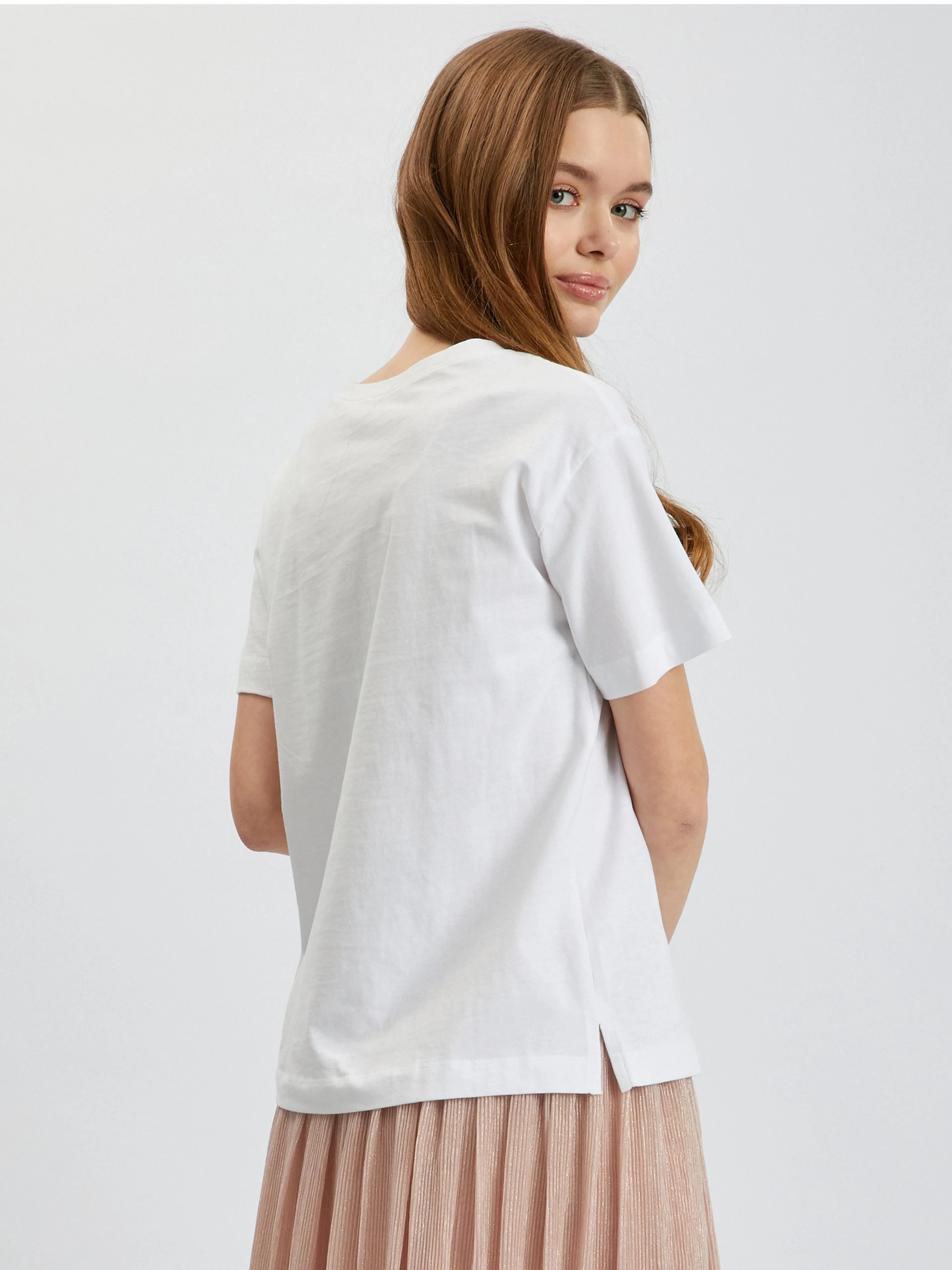 Weißes Damen-T-Shirt ORSAY