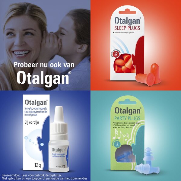 Otalgan Comfort -korvatulpat 2 paria