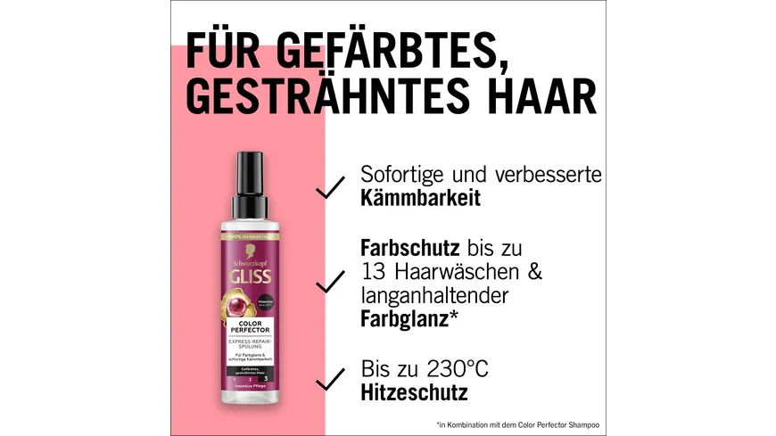 GLISS Express-Repair-Spülung Colour Perfector 200 ml 200 ml