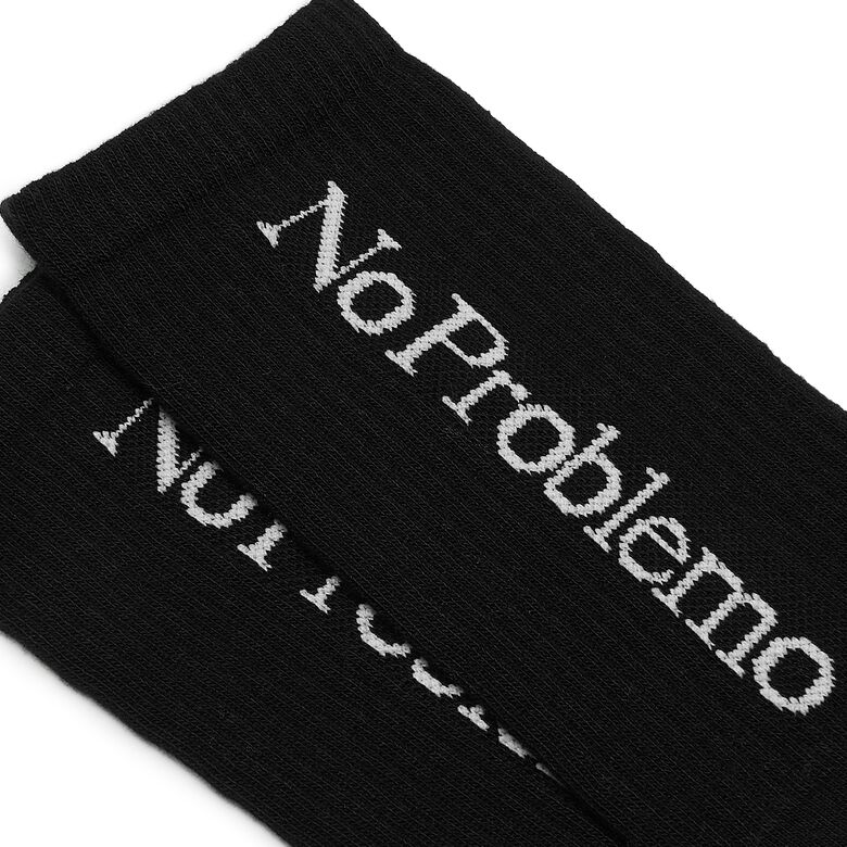 No Problemo Logo Socks black