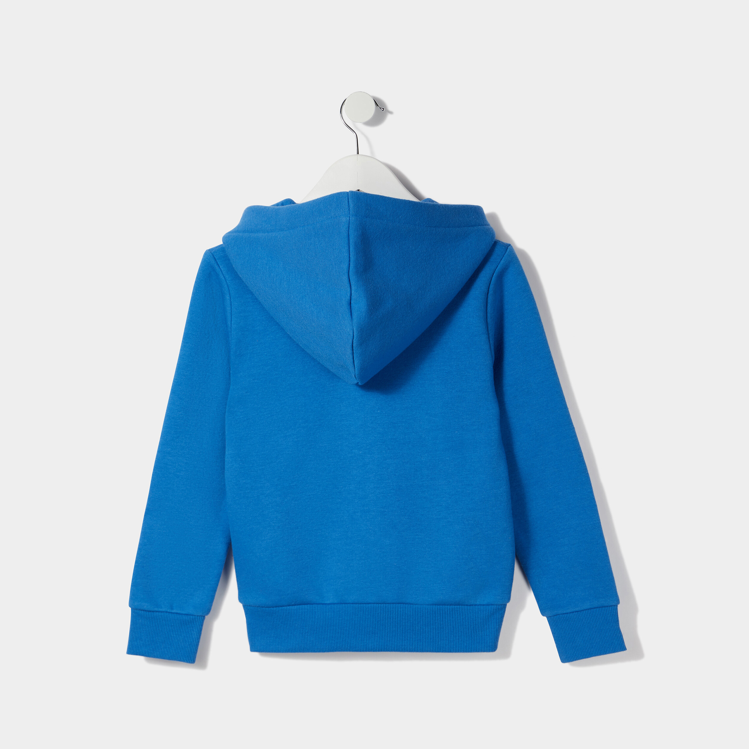 Sweat zippé 2 poches à capuche Creeks bleu clair garçon | La Halle