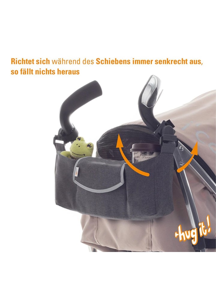 DIAGO Kinderwagen-Organizer Hug it! Universal   Befestigungssystem in schwarz günstig kaufen onesize