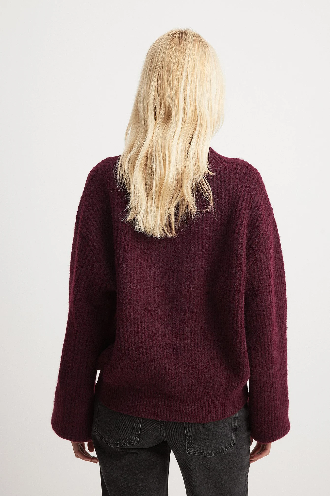 Dicke Rippenstrickjacke