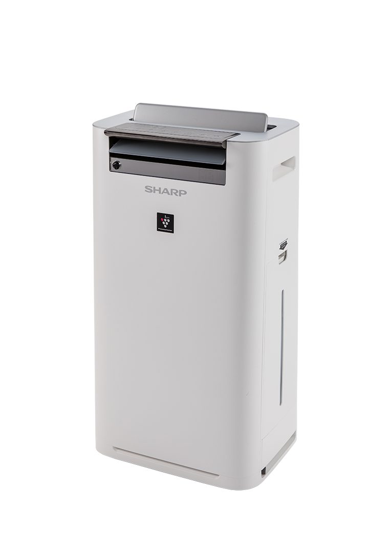 Sharp Luftreiniger KCG50EUW, für 38 m² Räume, (306 m³/h) mit Befeuchtungsfunktion (450 ml/h), 6 Sensoren