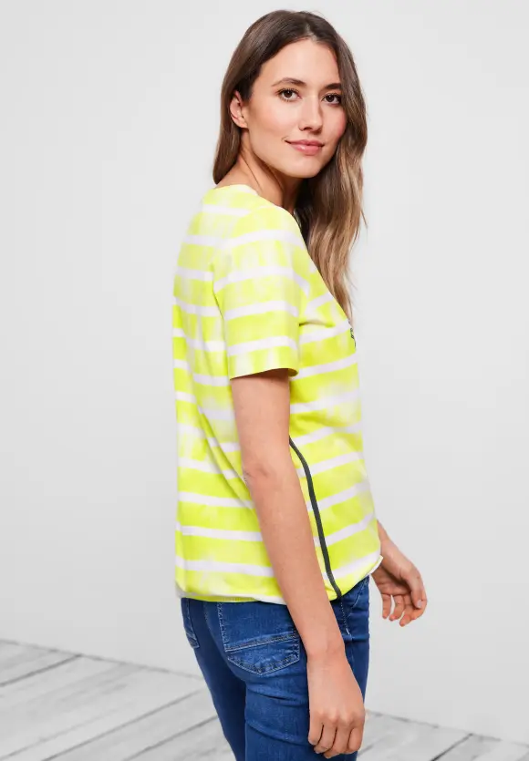 CECIL Streifenshirt mit Frontprint