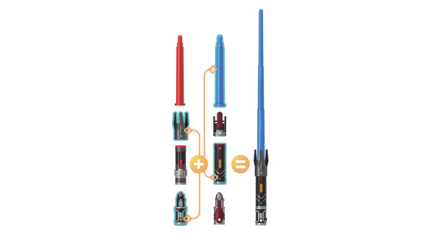 Hasbro - Star Wars Lightsaber Forge Anpassbare Lichtschwerter, 1 Stück, sortiert