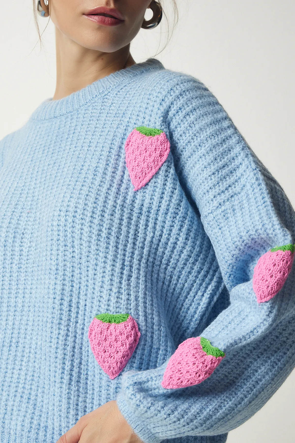Happiness İstanbul  Pullover - Blau - Regular Fit