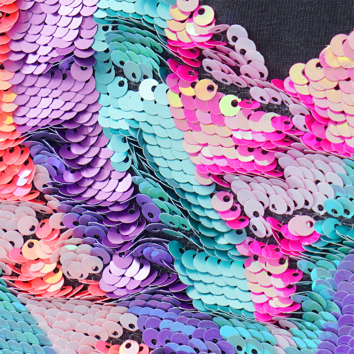 Mädchen Langarmshirt mit Wendepailletten