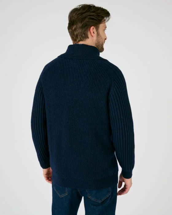 Pull à col camionneur maille chaude