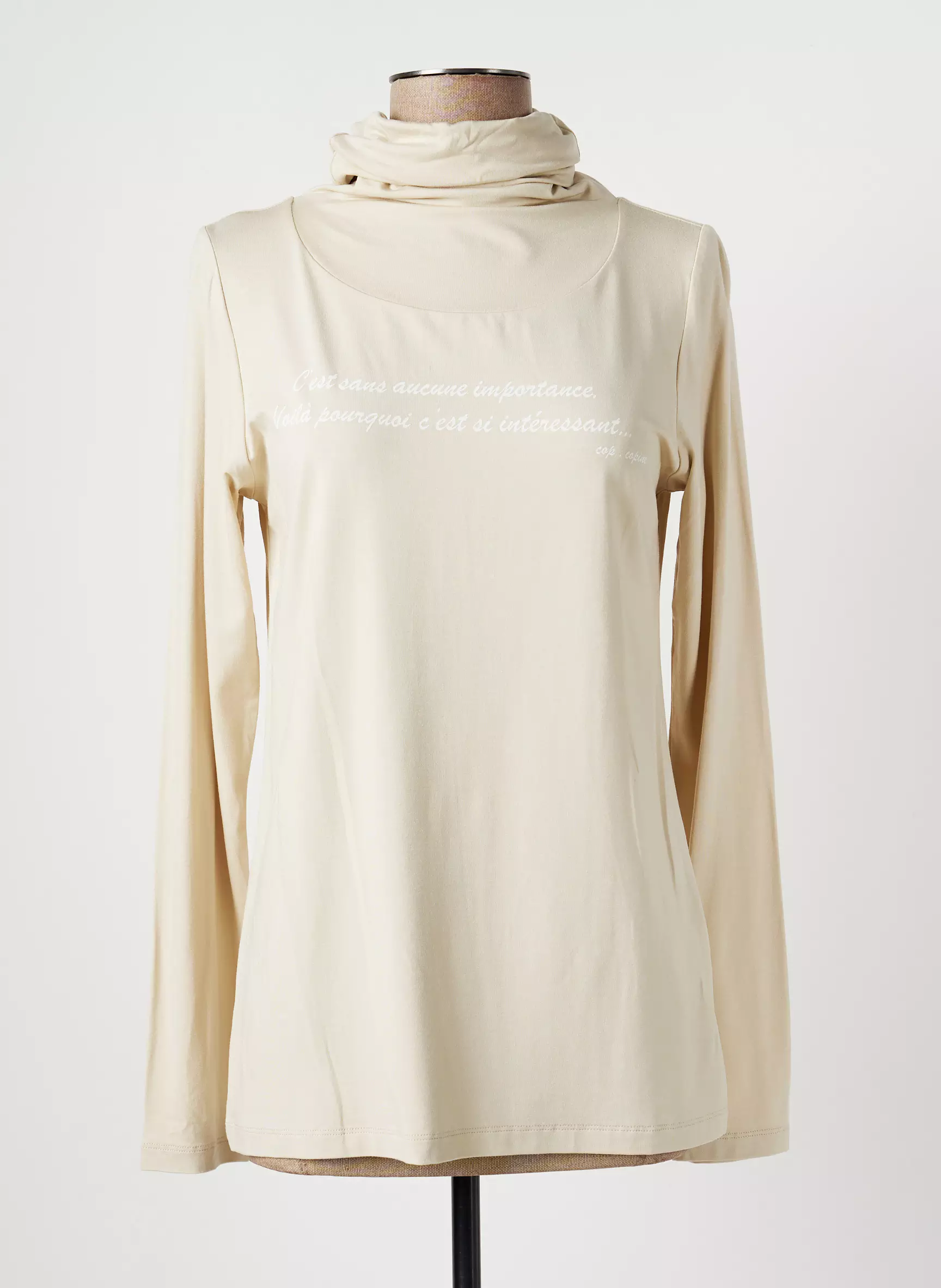 Cop Copine Sous Pulls 1 Femme couleur beige