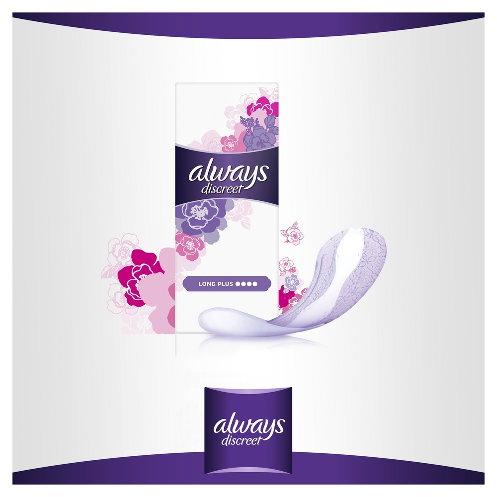 always Always Discreet + Protège-Slip Fuite Urinaire Protège-Slips Pour Fuites Urinaires