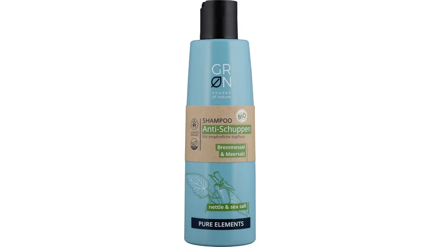 GRN [GRÜN] Shampoo Anti-Schuppen Brennnessel & Meersalz 250 ml