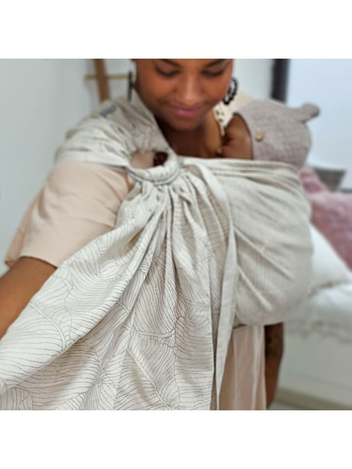 Hoppediz Babytragetuch Ring-Sling kbA in Grenada natur günstig kaufen 70 x 200 cm